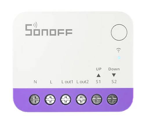 SONOFF smart διακόπτης MINI-RBS για μηχανισμό κουρτινών, WiFi, συμβατός με Matter, λευκός MINI-RBS