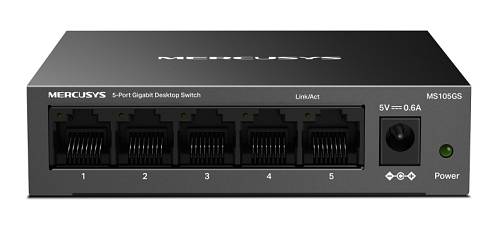 MERCUSYS desktop switch MS105GS, 5x Gigabit θύρες, V2.0 MS105GS