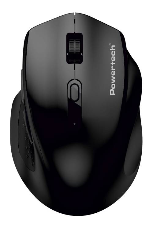 POWERTECH ασύρματο ποντίκι PT-1578, 2.4GHz & Bluetooth, έως 4000DPI, μαύρο PT-1578