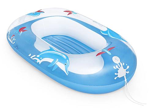 BESTWAY παιδική φουσκωτή βάρκα 34037, 102x69cm, Floatin Friends 34037