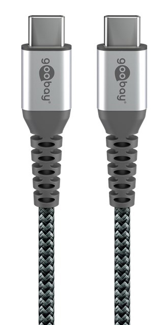 GOOBAY καλώδιο USB-C 49301, 60W, 480Mbps, 0.50m, μαύρο 49301