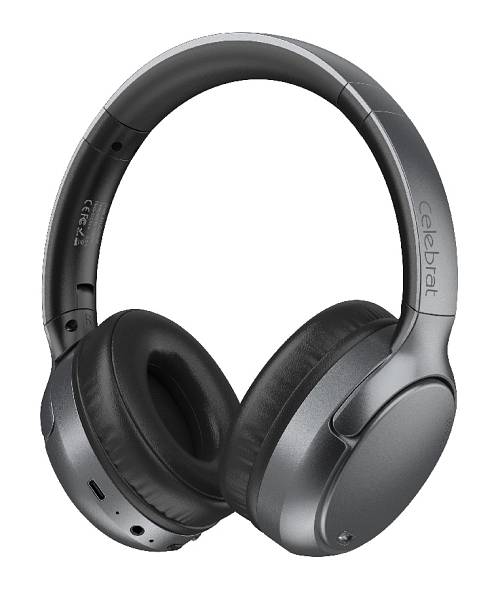 CELEBRAT headphones A41, ασύρματα & ενσύρματα, 40mm, 400mAh, ANC, μαύρα A41-BK