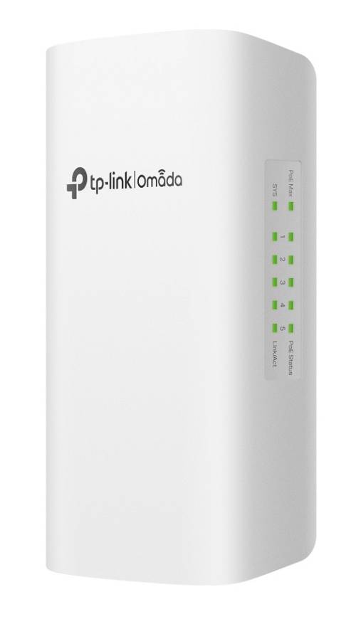 TP-LINK smart switch SG2005P-PD, 1x Gigabit PoE++ in/4x Gigabit PoE+ out, V1.0 SG2005P-PD