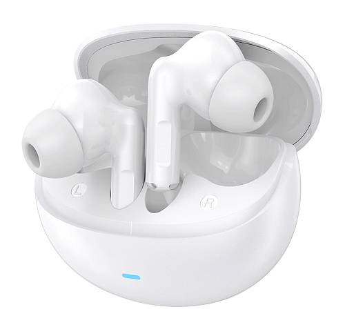 CELEBRAT earphones με θήκη φόρτισης W80, True Wireless, 13mm, 30/230mAh, λευκά W80-WH