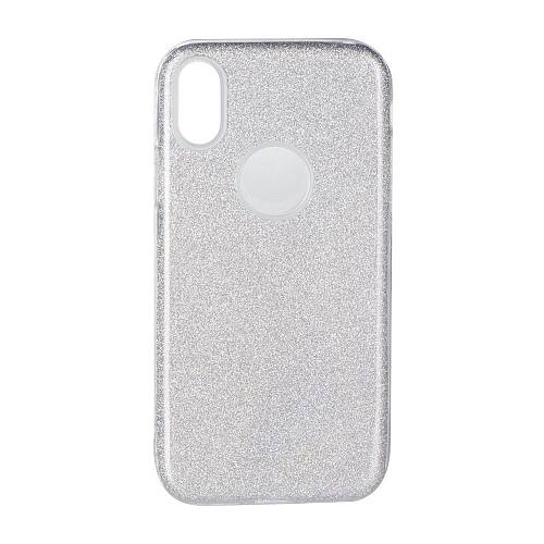 Θήκη Shining TPU Apple iPhone XR Ασημί
