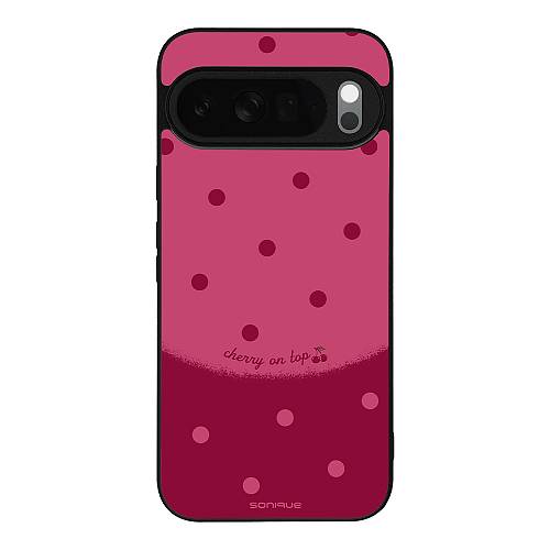 Θήκη Sonique Delulu Polka Era Series για Google Pixel 10 Pro XL 5G Top Cherry