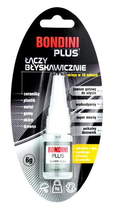 BONDINI κόλλα στιγμής Plus 02-040, 6g 02-040