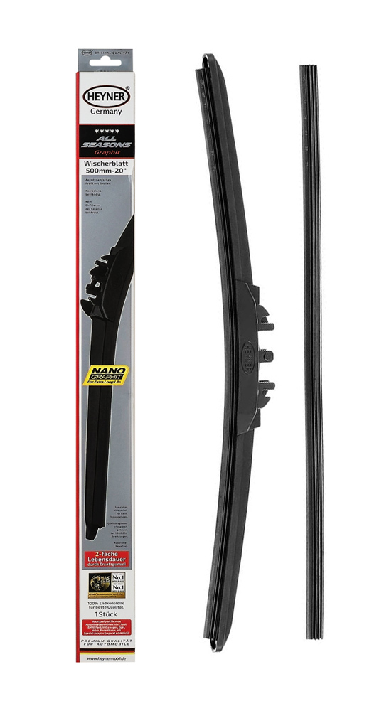 HEYNER υαλοκαθαριστήρας αυτοκινήτου 090000 με ανταλλακτικό λάστιχο, 500mm 090000