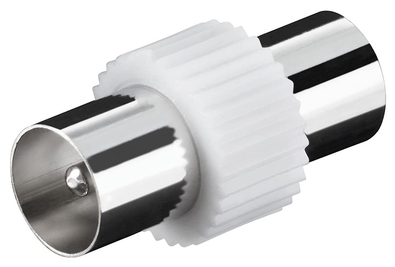 GOOBAY αντάπτορας καλωδίου coaxial 11535, αρσενικό, λευκό, 10τμχ 11535
