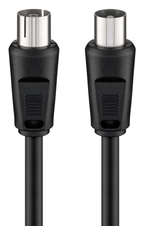 GOOBAY καλώδιο κεραίας αρσενικό σε θηλυκό 11563, <70dB, CCS, 7.5m, μαύρο 11563