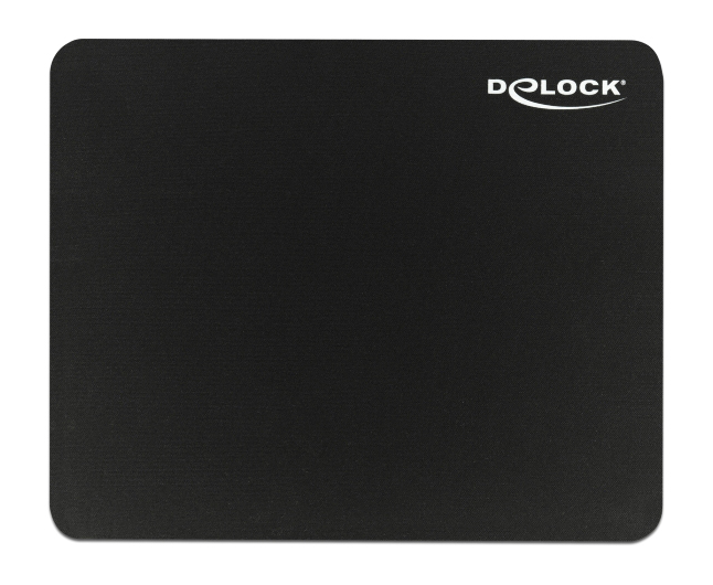 DELOCK mouse pad 12005, 22x18x0.2cm, μαύρο 12005