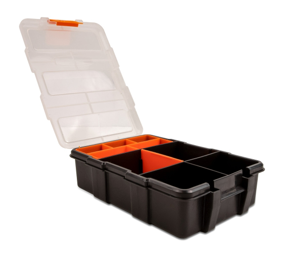 DELOCK ταμπακιέρα 18419, 11 θέσεων, 220 x 155 x 60mm, πλαστική, μαύρη 18419