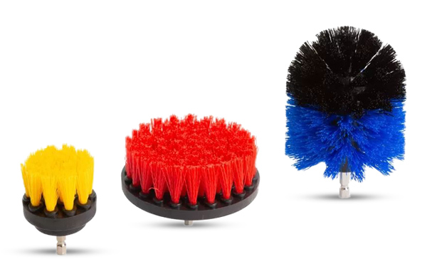 MOJE AUTO σετ βούρτσες καθαρισμού 19-628 για δράπανο, 3τμχ 19-628