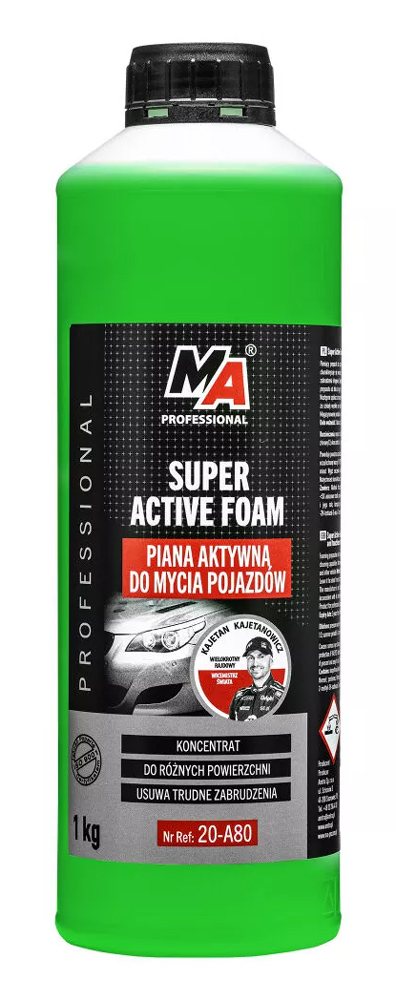 MA PROFESSIONAL ενεργός αφρός καθαρισμού αυτοκινήτου 20-A80, 1kg 20-A80