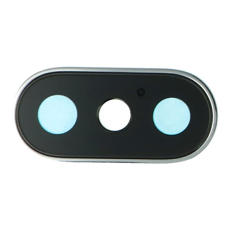 Apple iPhone X - Back Camera Lens and Bezel White Original