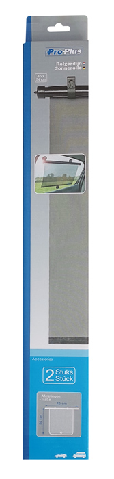 PROPLUS κουρτίνες αυτοκινήτου 250013, με βεντούζα, 45x54cm, 2τμχ 250013