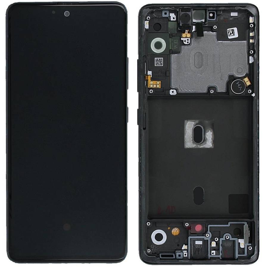 Samsung A516F/B Galaxy A51 5G - LCD Touch Black with Frame Original GH82-23100A Service Pack