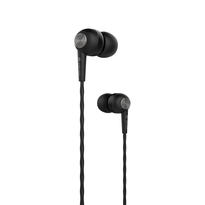 Devia - Kintone Headset (3.5mm) Wired Earphones Hands Free Black