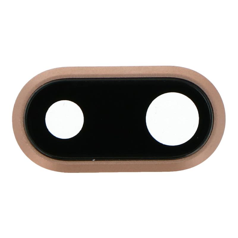 Apple iPhone 8 Plus - Back Camera Lens and Bezel Gold Original