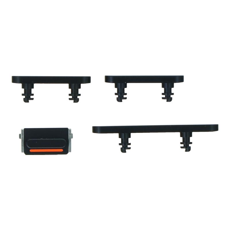 Apple iPhone 12 / 12 mini - Power, Volume, Mute & Side Buttons Set Black Original