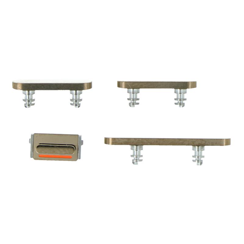 Apple iPhone 12 Pro / 12 Pro Max - Power, Volume, Mute & Side Buttons Set Gold Original