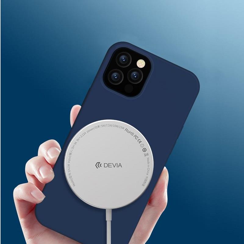 Apple iPhone 13 Pro Max - Devia Nature Series Magnetic Case Navy Blue