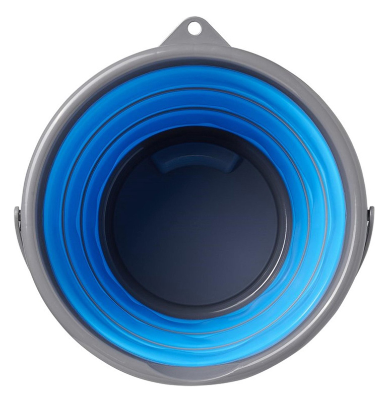 PROPLUS πτυσσόμενος κάδος 370307, 10L, μπλε/γκρι 370307