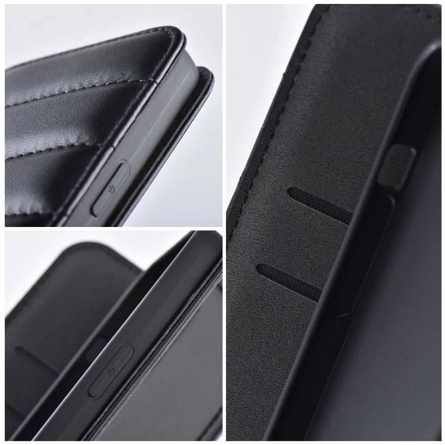 Apple iPhone 14 Plus - Θήκη Book Style Puffer Μαγνητική Μαύρη