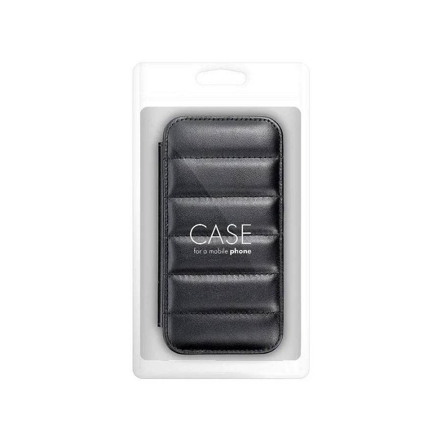 Apple iPhone 14 Plus - Θήκη Book Style Puffer Μαγνητική Μαύρη