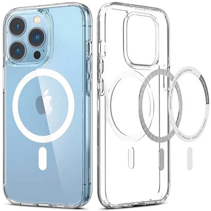 Apple iPhone 13 Pro - Silicon case Magsafe cover Transparent