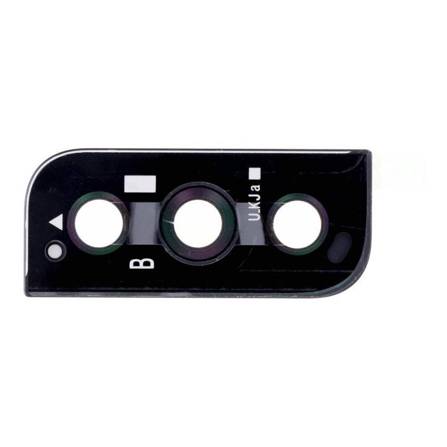 SAMSUNG S901B Galaxy S22 / S906B Galaxy S22 Plus - Back Camera Lens and Bezel Black Original