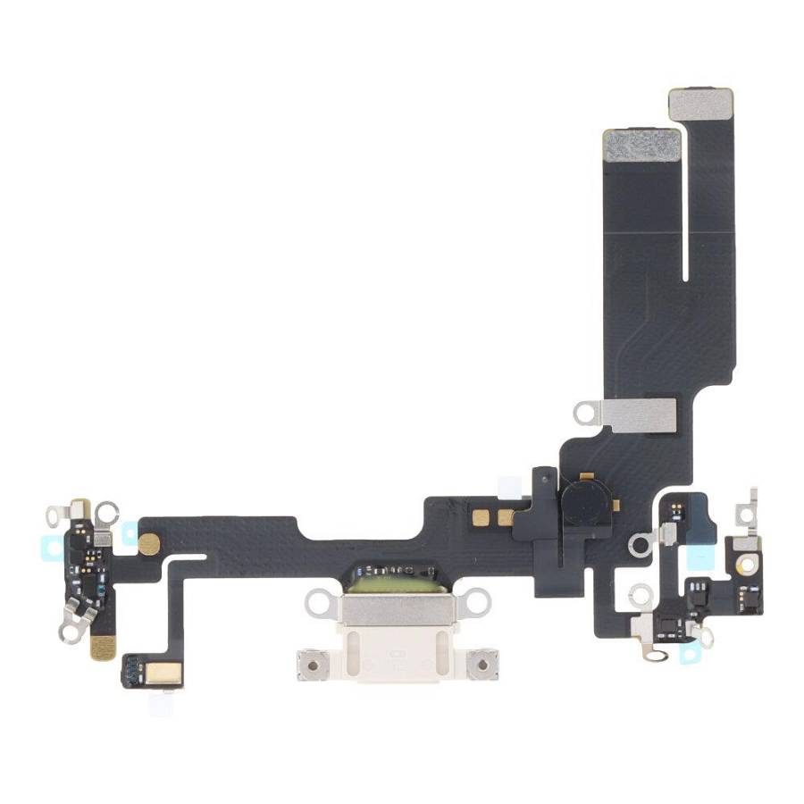 Apple iPhone 14 - Charging Flex Cable Connector White OEM