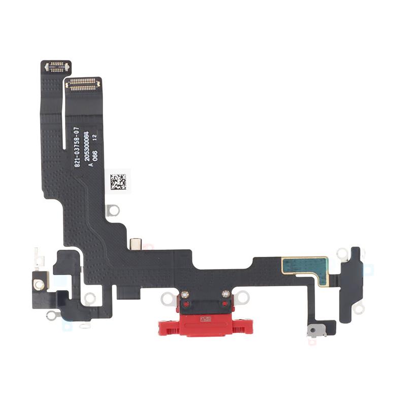 Apple iPhone 14 - Charging Flex Cable Connector Red High Quality OEM