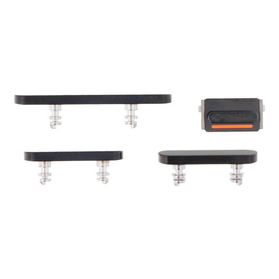 Apple iPhone 14 Pro / 14 Pro Max - Power Volume Mute & Side Buttons Set Black Original