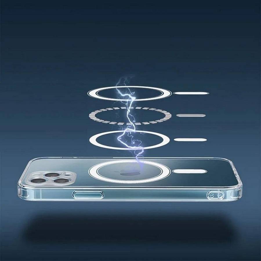 Apple iPhone 15 Pro - Silicon Case Magsafe Transparent