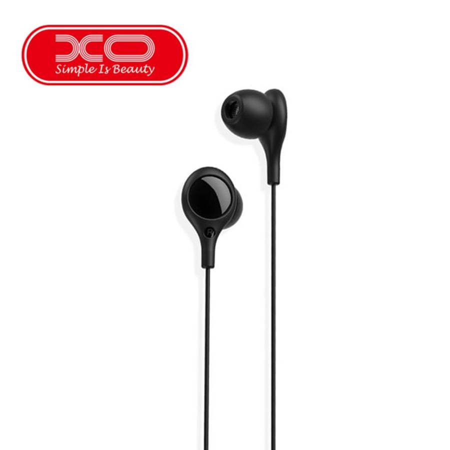XO - EP46 Wired Earphones Noise Cancelling Jack 3,5mm Black