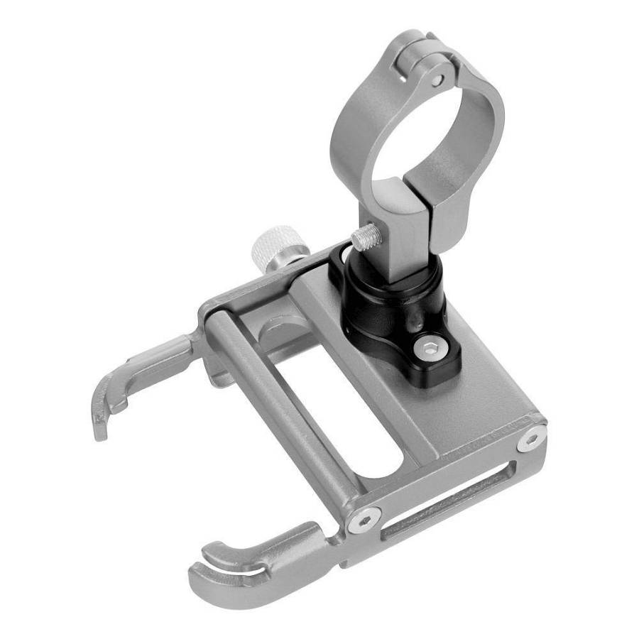 GUB - Bike holder for mobile phone G30 Aluminium Silver