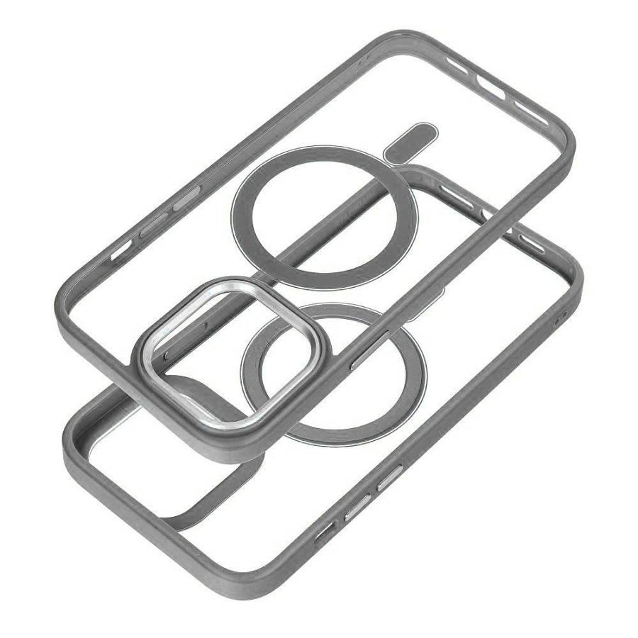 Apple iPhone 15 Pro - Silicon Case Magsafe Grey