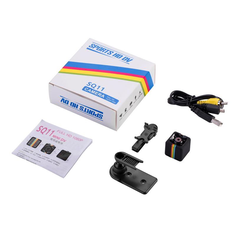 Webcam Mini Full HD B4-SQ11 1080P Black