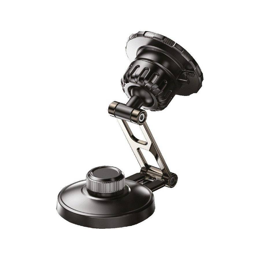 Forcell - IronSecure Μαγνητική Βάση Στήριξης Κινητού για Αεραγωγό/Ταμπλό Αυτοκινήτου F-GRIP Μαύρη