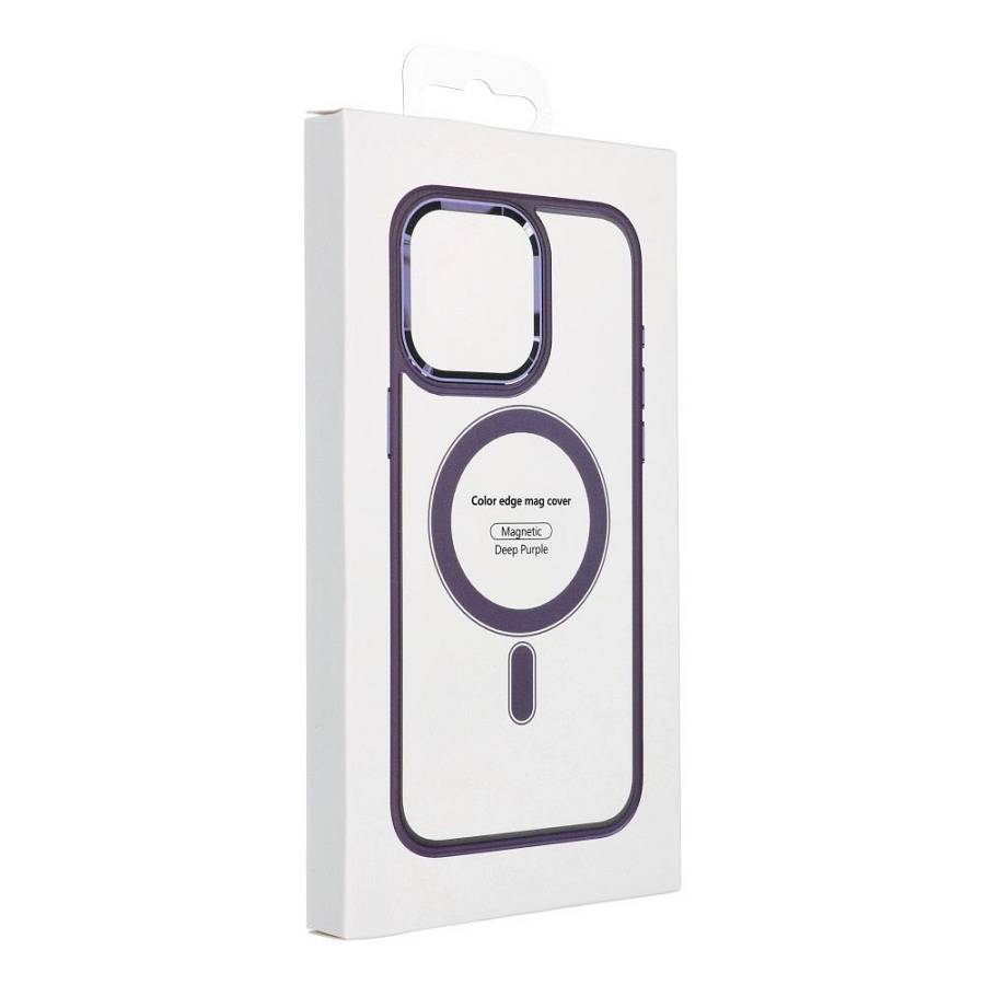Apple iPhone 16 Pro - VMax Silicon Case Magsafe Purple Camera Protection