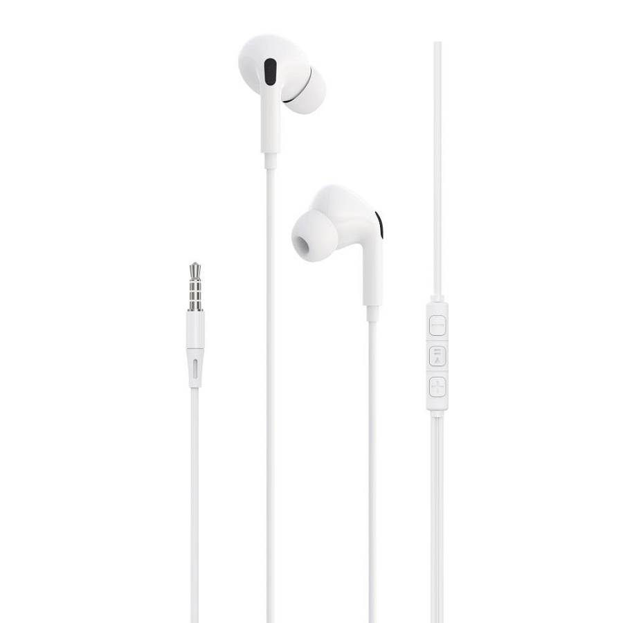 Devia - Wired Earphones Kintone A2 jack 3,5mm white