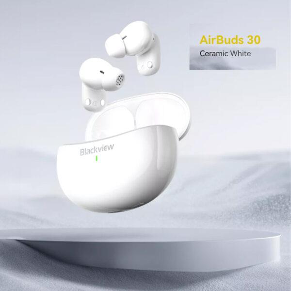 BlackView - BT5.4 ENC EarBuds AI Translate Function White