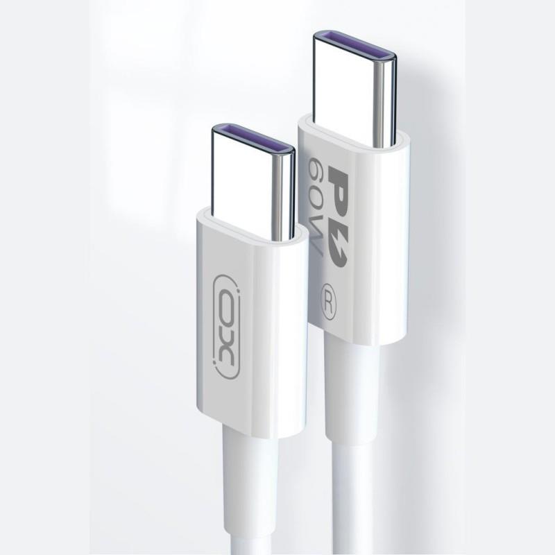 XO - NB Q190B Καλώδιο Φόρτισης 60W PD Type C σε Type C 2μ