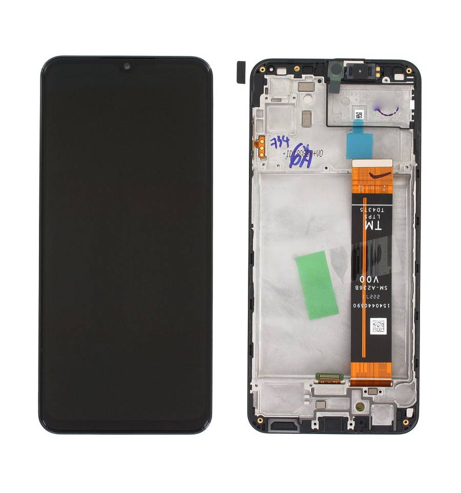 Samsung A236B Galaxy A23 5G - LCD Touch Black with Frame OEM