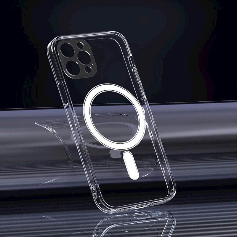Apple iPhone 16 Pro - Anti Shock 1,5mm Magsafe case Transparent Big Hole