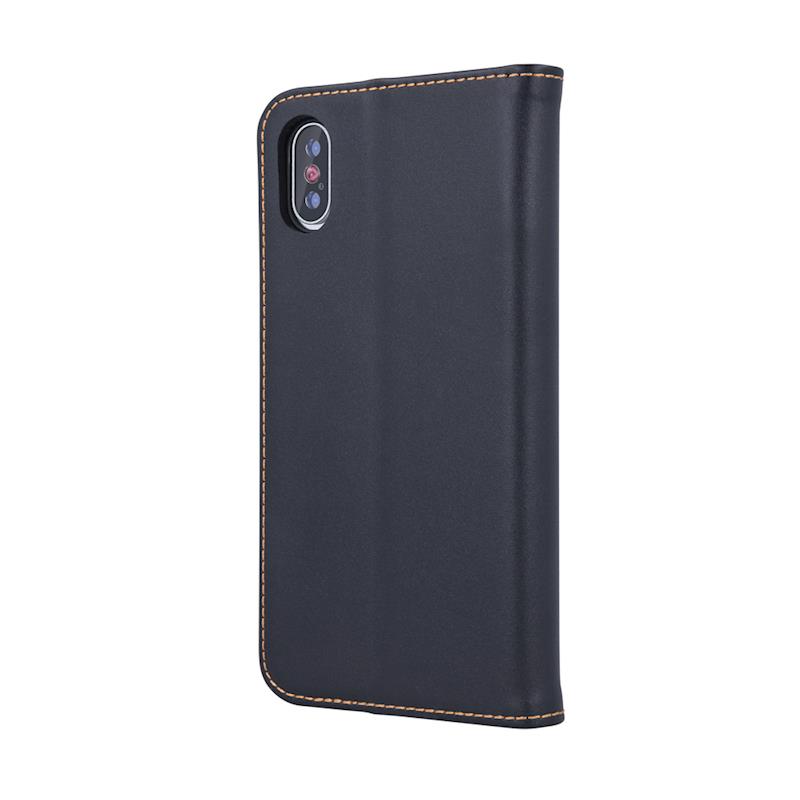 Apple iPhone 15 Pro - Genuine Leather Smart Pro Black