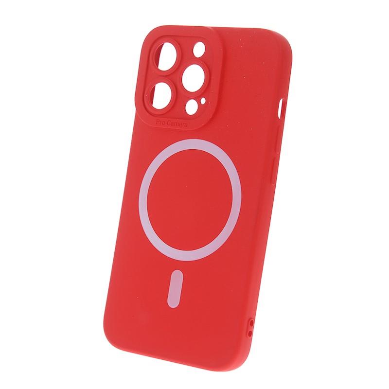 Apple iPhone 13 Pro Max - Silicon Magsafe Case 6,7 Red
