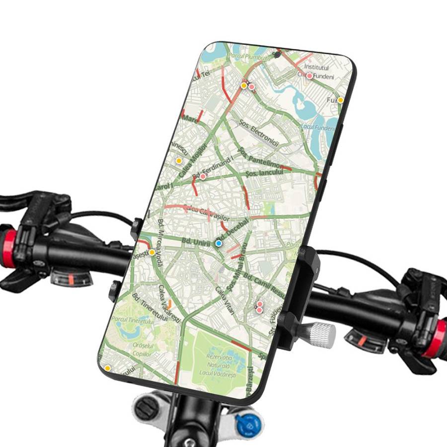 GUB - Bike Holder (G81) - for Motorcycle, Motor Scooter with Adjustable Features 55 - 100mm, max. 6.2 - Black