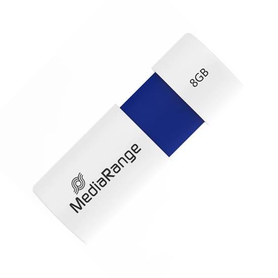 MediaRange - USB 2.0 Flash Drive Color Edition 8GB Blue